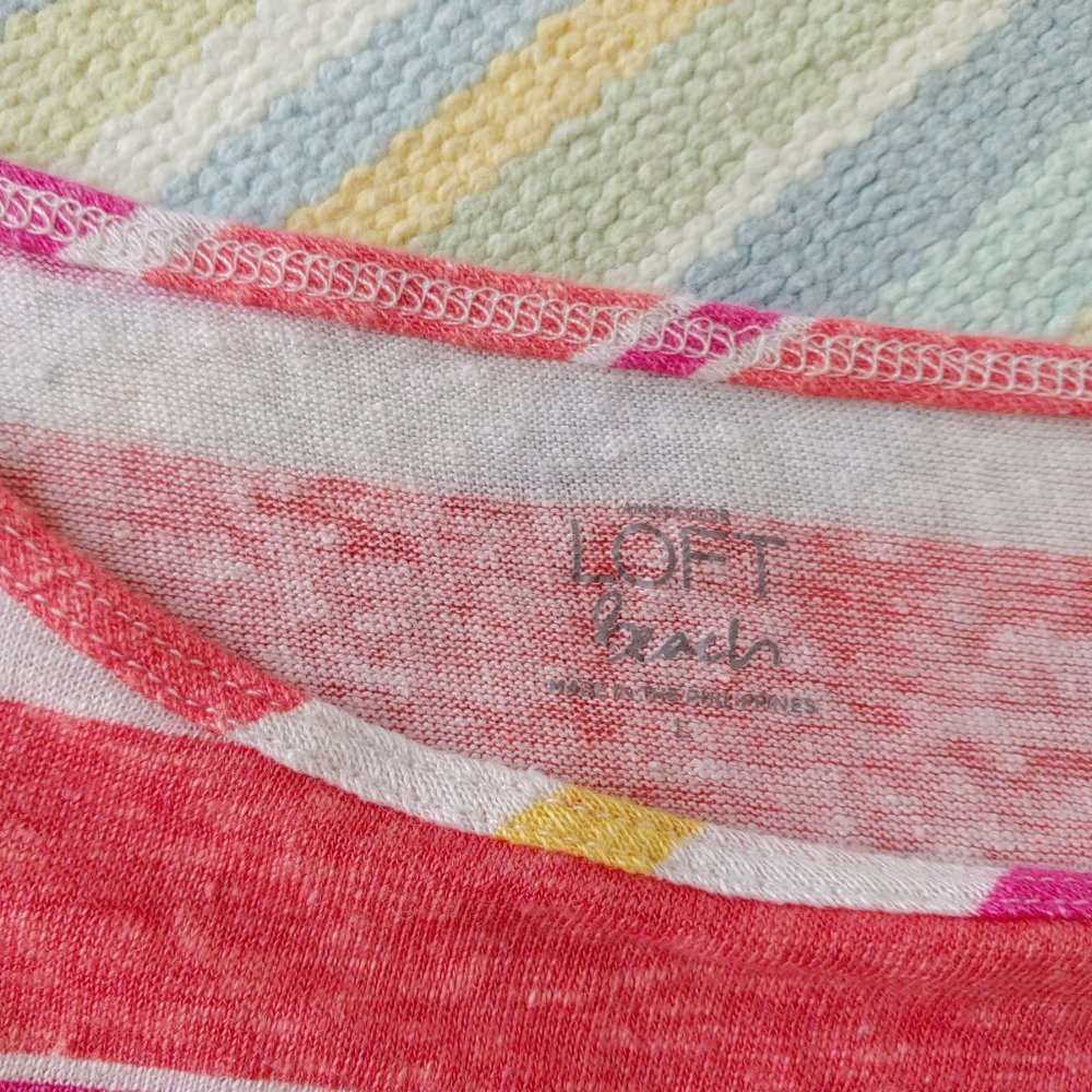 ⭐ LOFT Beach Striped cover-up Large - Picture 9 of 12